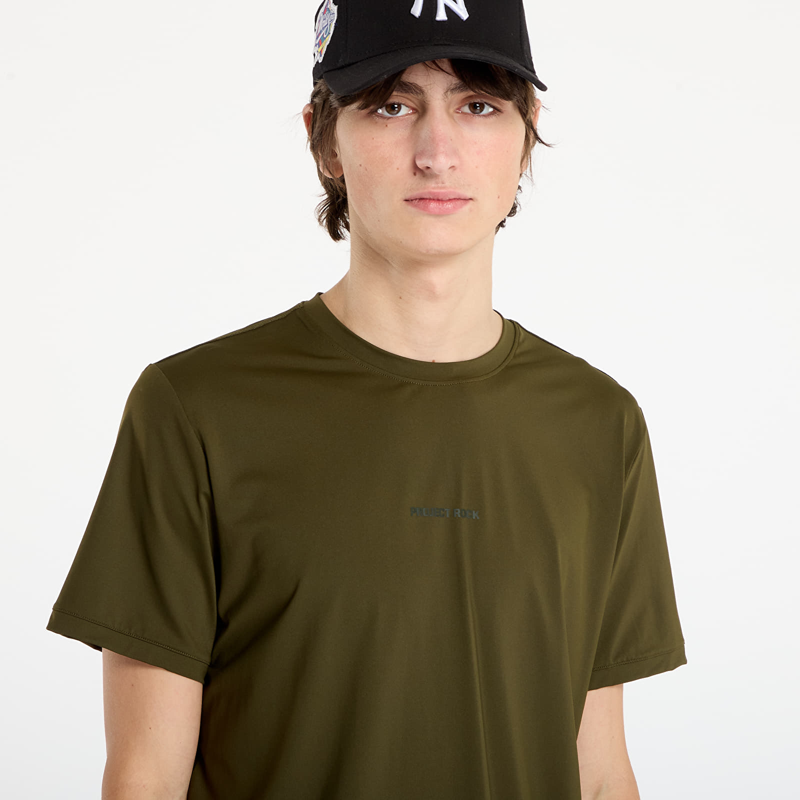 Miesten T-paidat Under Armour Project Rock Iso Chill SS Expedition Green