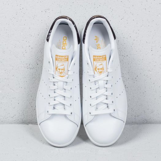 Adidas stan smith white black gold outlet
