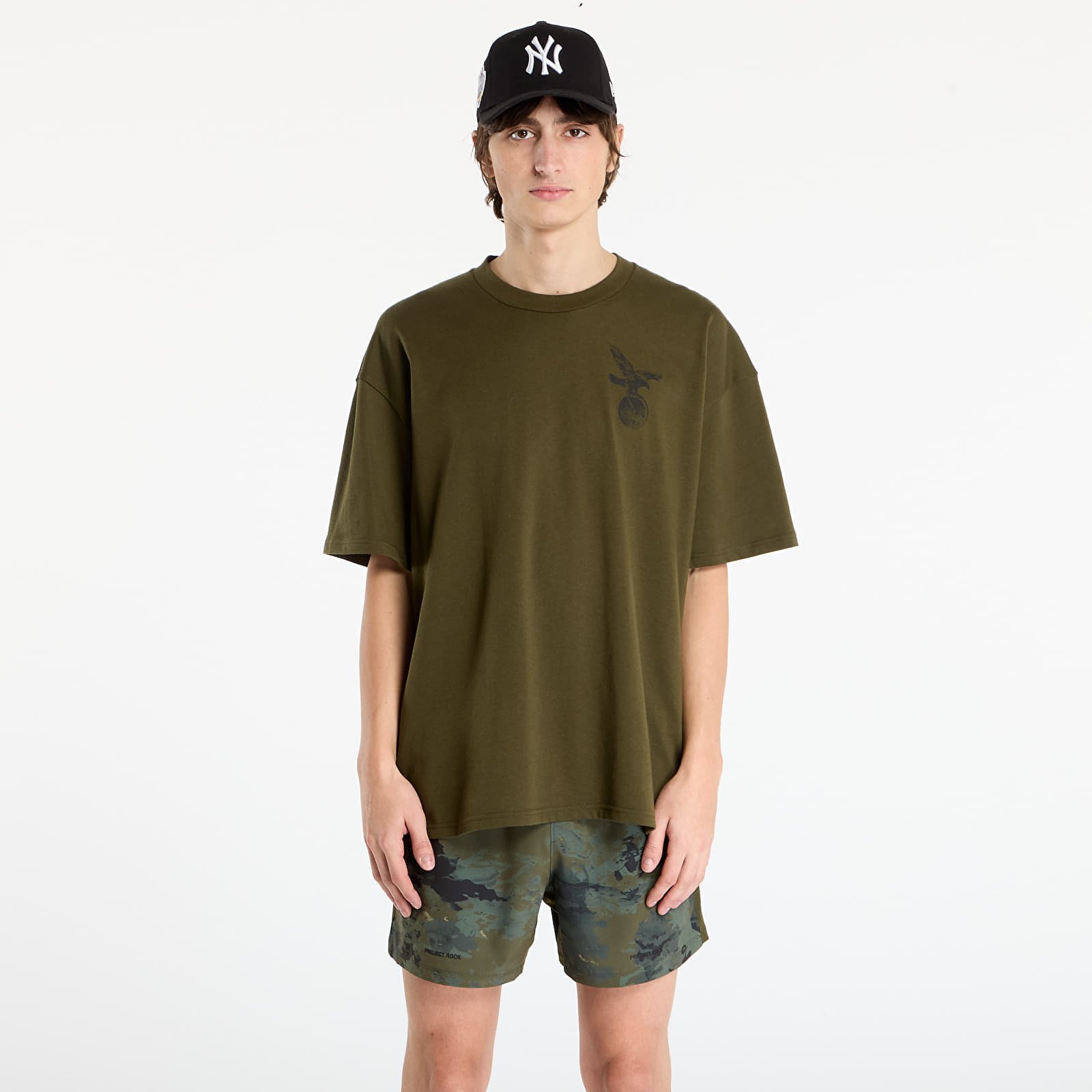 Tricou Under Armour Project Rock SS Q4 ST Expedition Green S