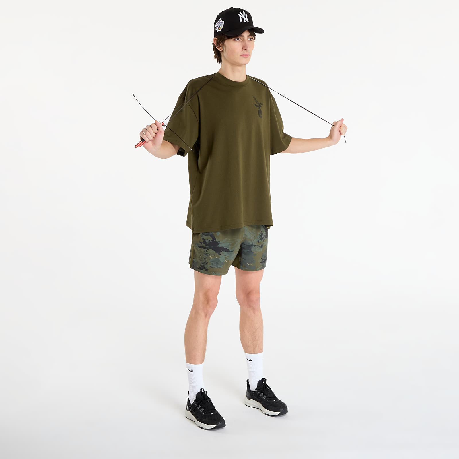 Miesten T-paidat Under Armour Project Rock SS Q4 ST Expedition Green