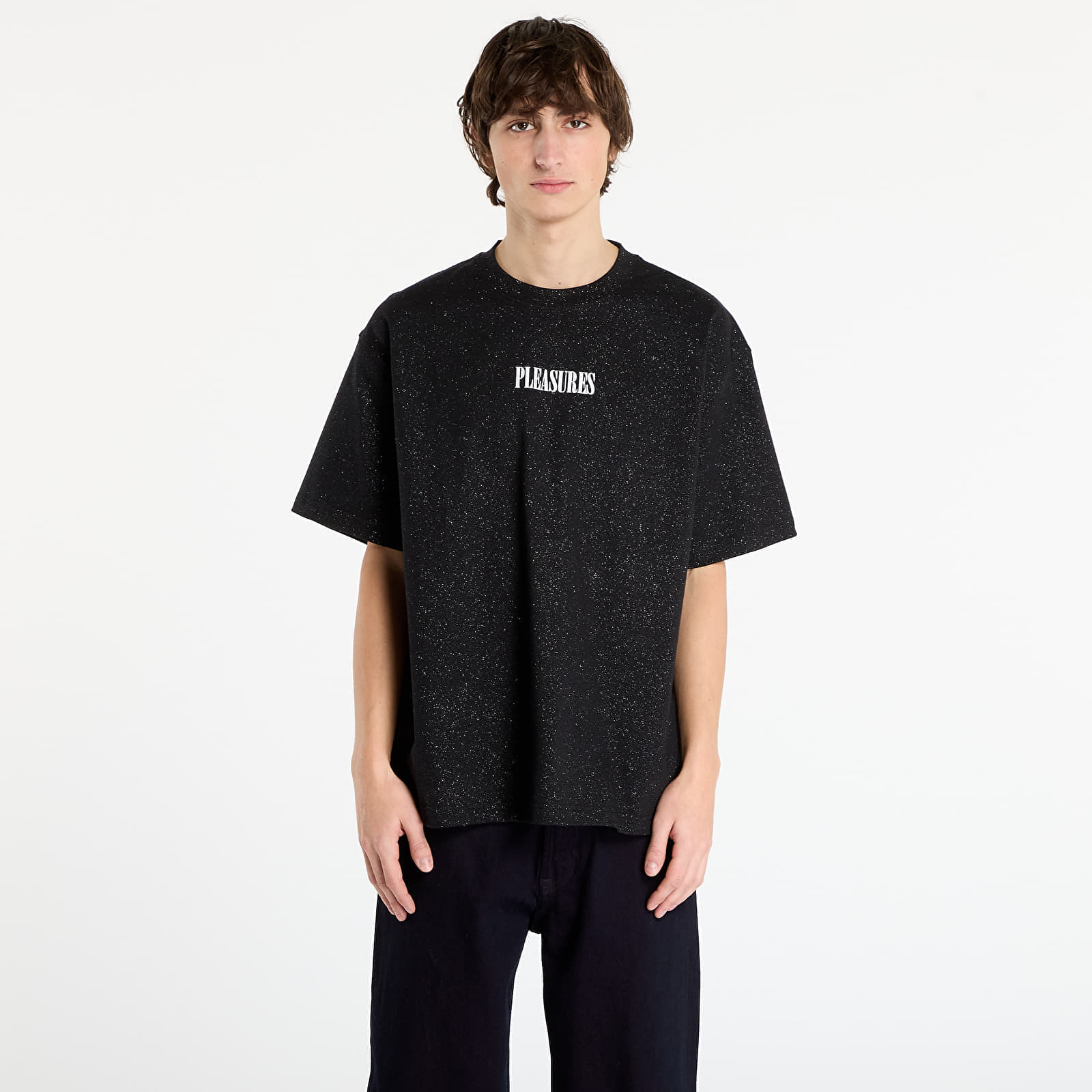 Тениска PLEASURES Starry Heavyweight Shirt Black S
