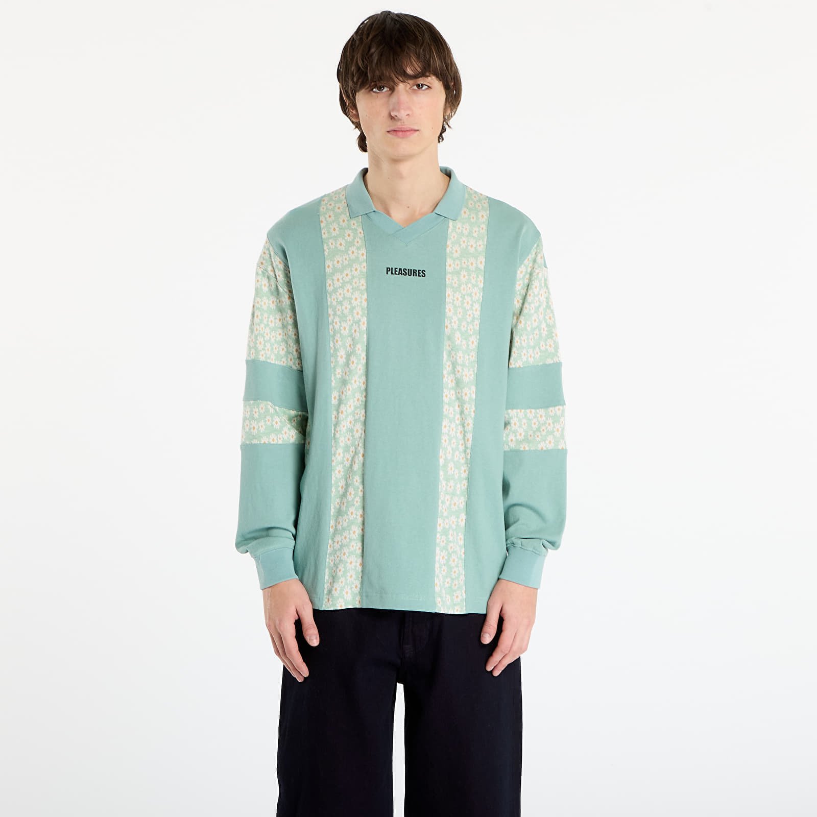 Tricou PLEASURES Sounds Rugby Polo Matcha S