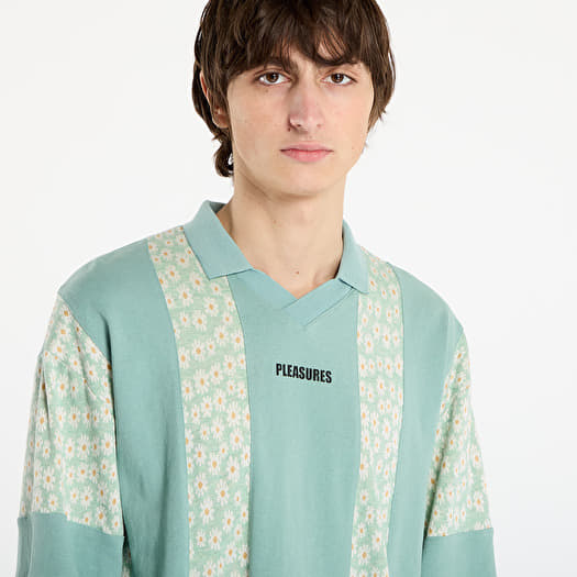 PLEASURES Sounds Rugby Polo Matcha | Footshop