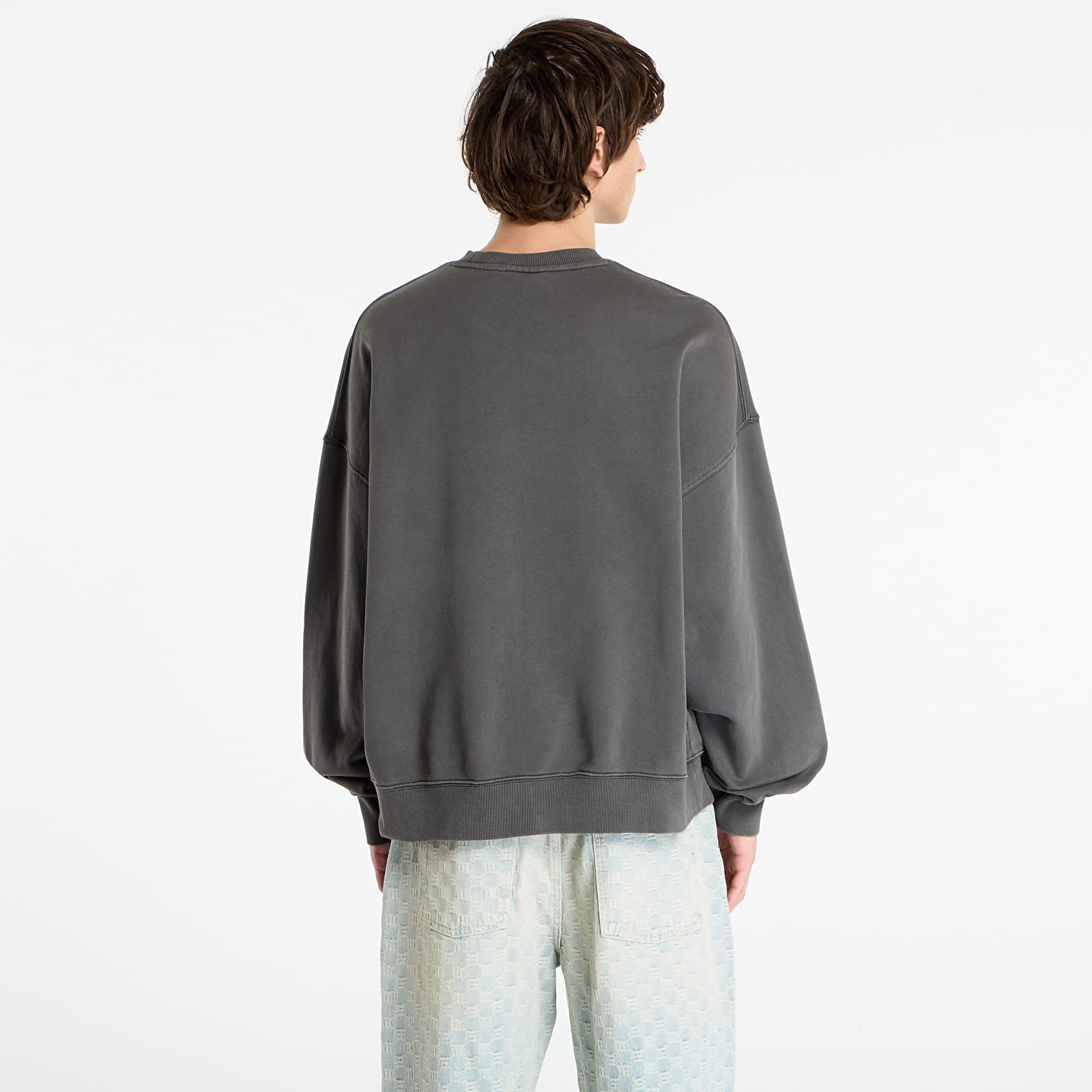 Sweatjacken und Sweatshirts Carhartt WIP Benton Sweat Graphite Garment Dyed