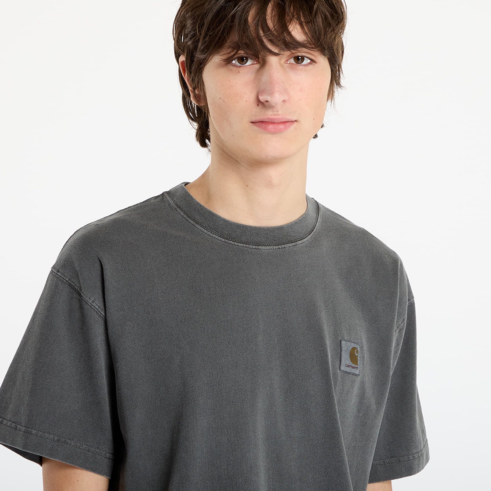 Moške majice  Carhartt WIP S/S Vista T-Shirt UNISEX Black Garment Dyed 