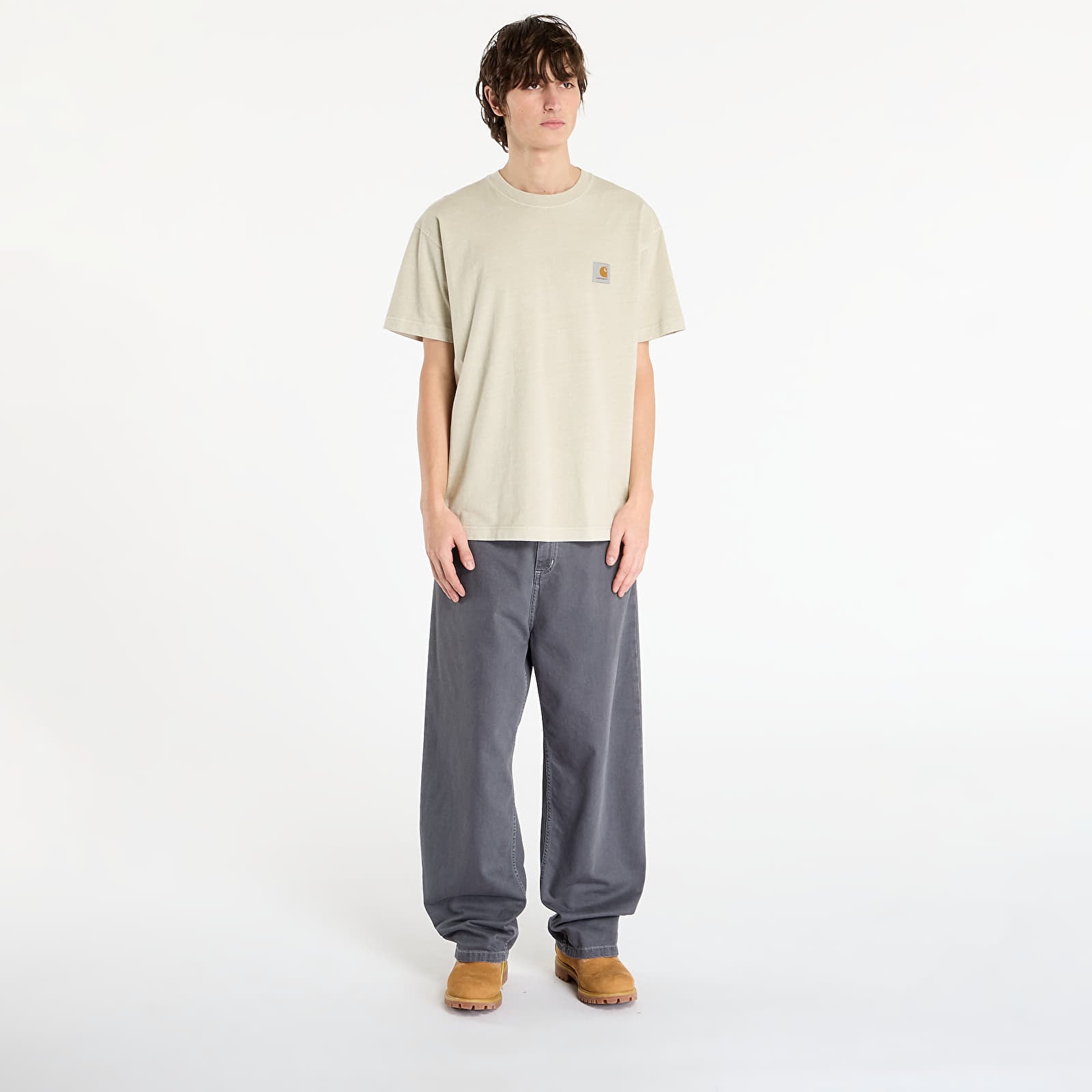 Vyriškos kelnės Carhartt WIP Brandon Pant Graphite Stone Dyed