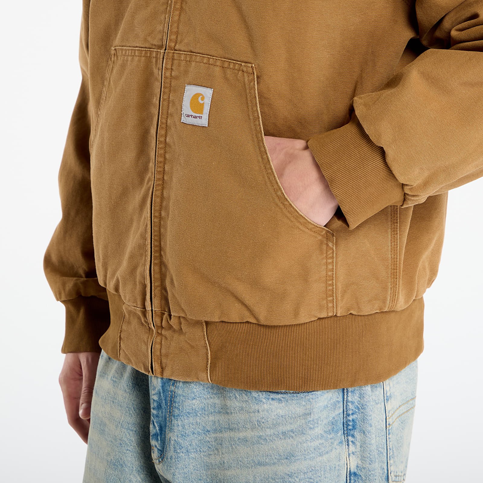 Μπουφάν Carhartt WIP OG Active Jacket Hamilton Brown Stone Canvas