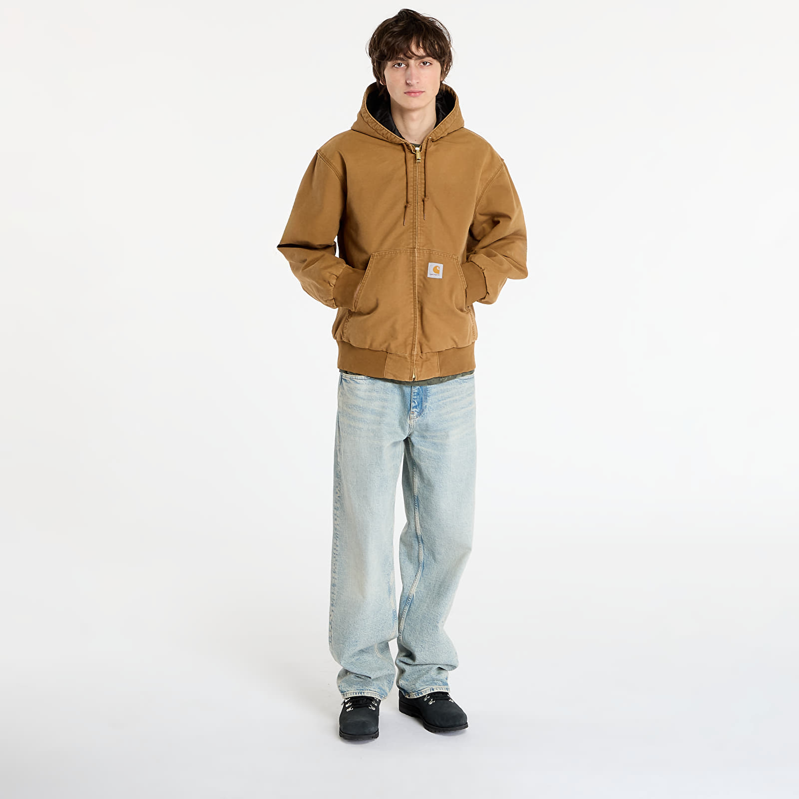 Μπουφάν Carhartt WIP OG Active Jacket Hamilton Brown Stone Canvas