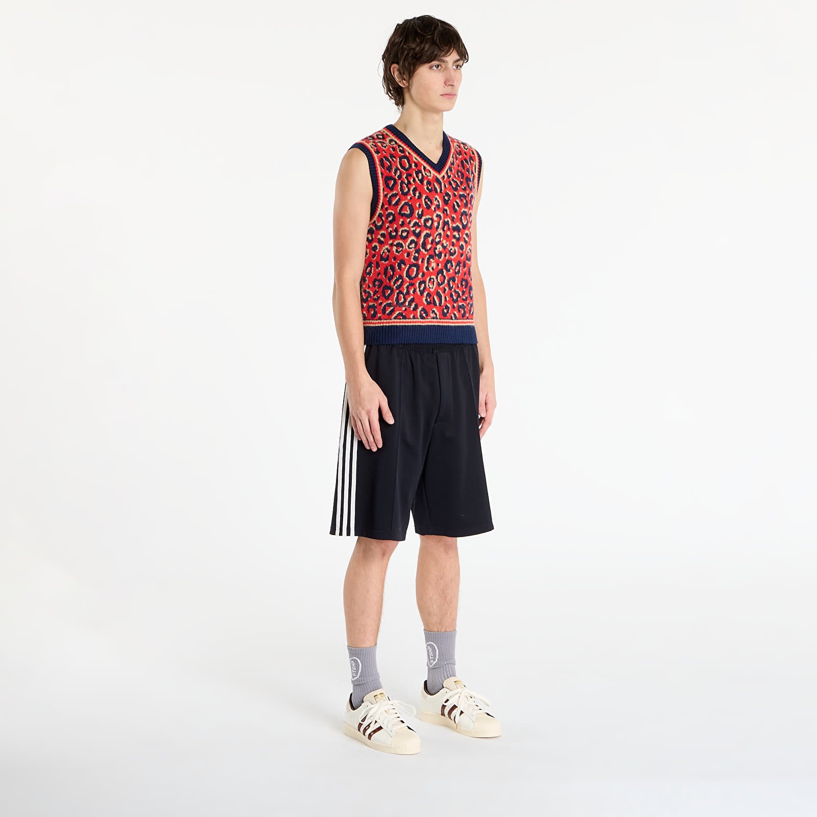 Men's shorts adidas x Wales Bonner Twill Short Night Navy/ Black