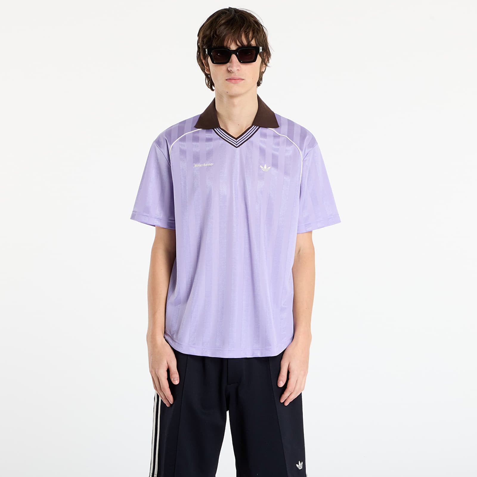 Tricou adidas x Wales Bonner Football T-Shirt UNISEX Light Purple L