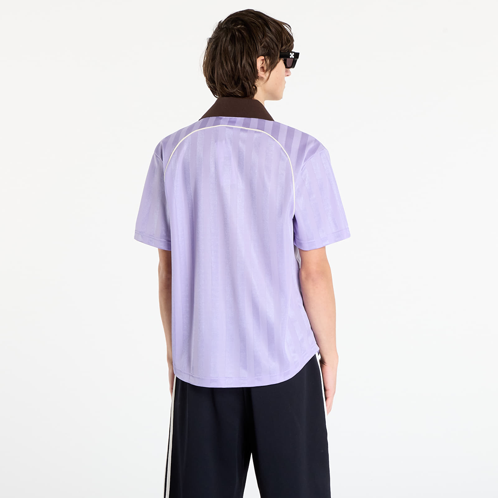 Männer T-Shirts adidas x Wales Bonner Football T-Shirt UNISEX Light Purple