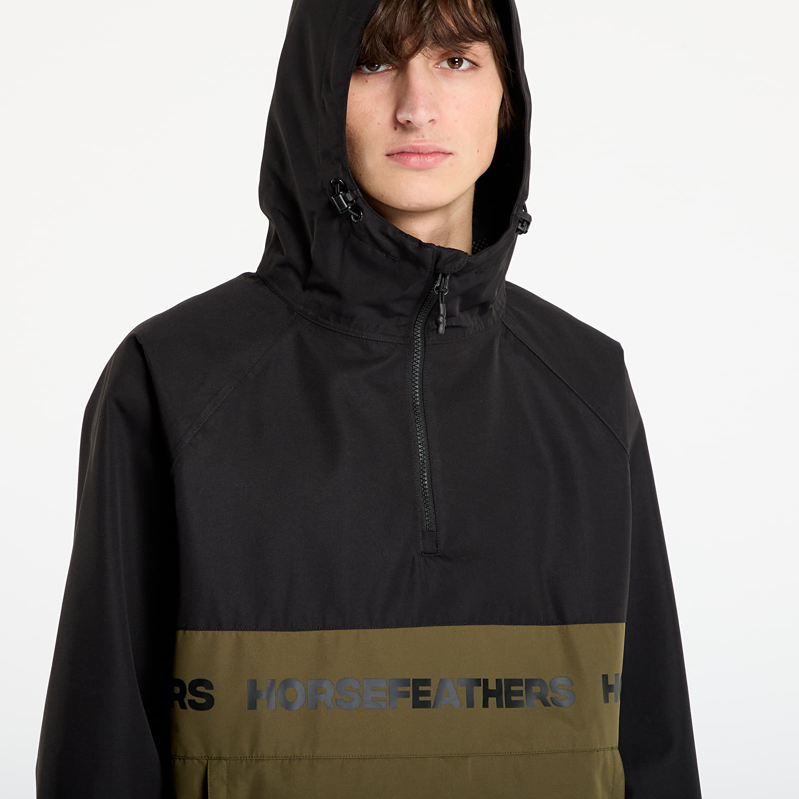 Jakne Horsefeathers Gordie Jacket Black/ Olive Night