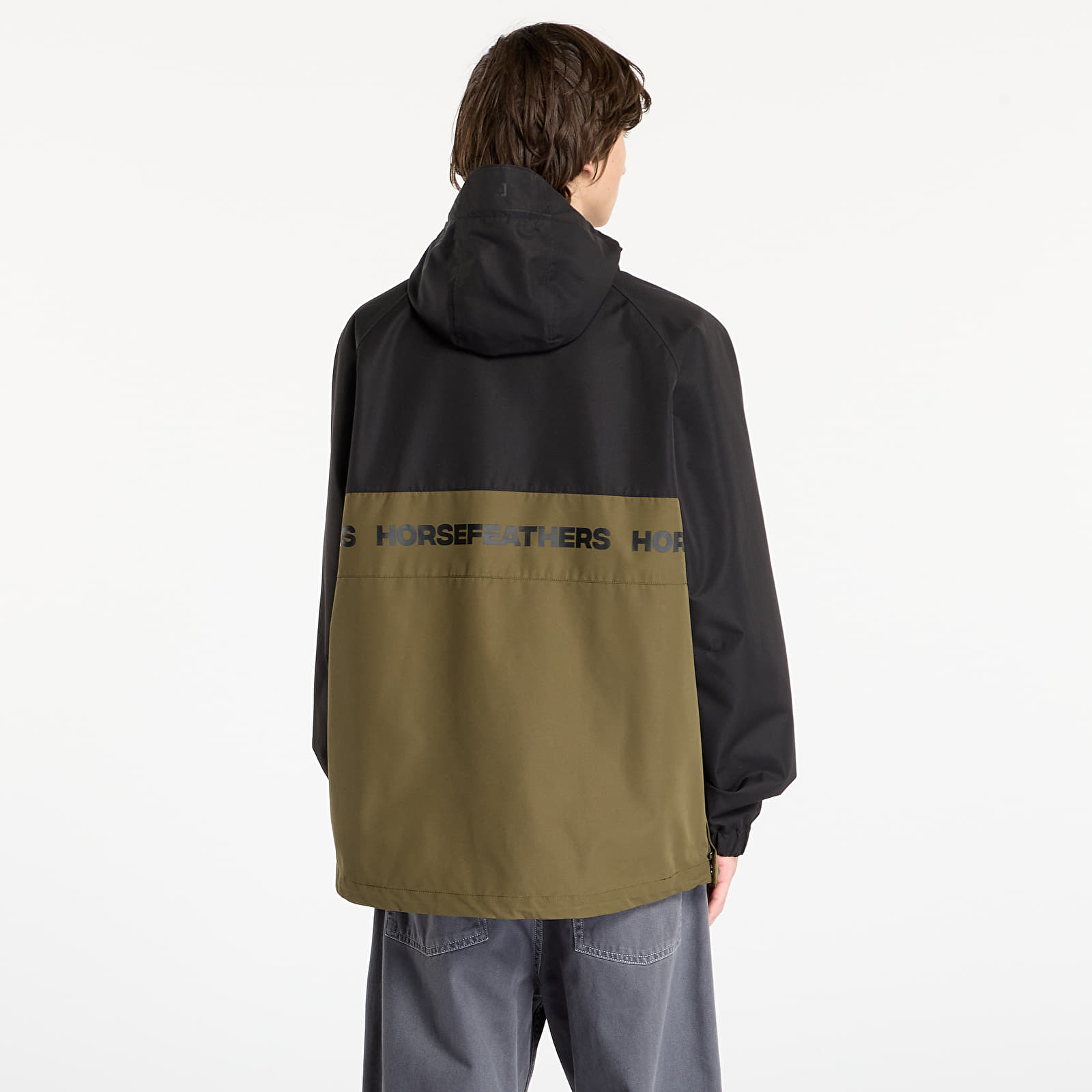 Jakne Horsefeathers Gordie Jacket Black/ Olive Night