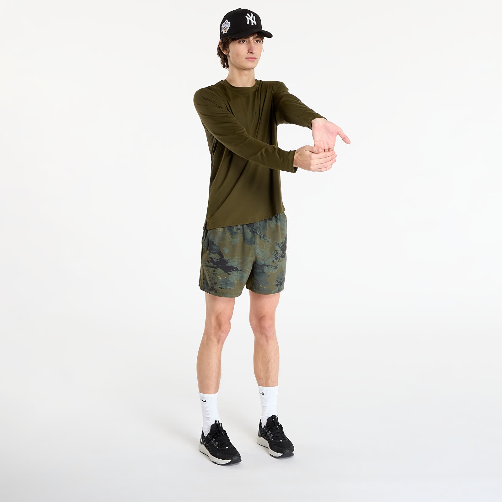 Miesten T-paidat Under Armour Project Rock Iso Chill LS Green