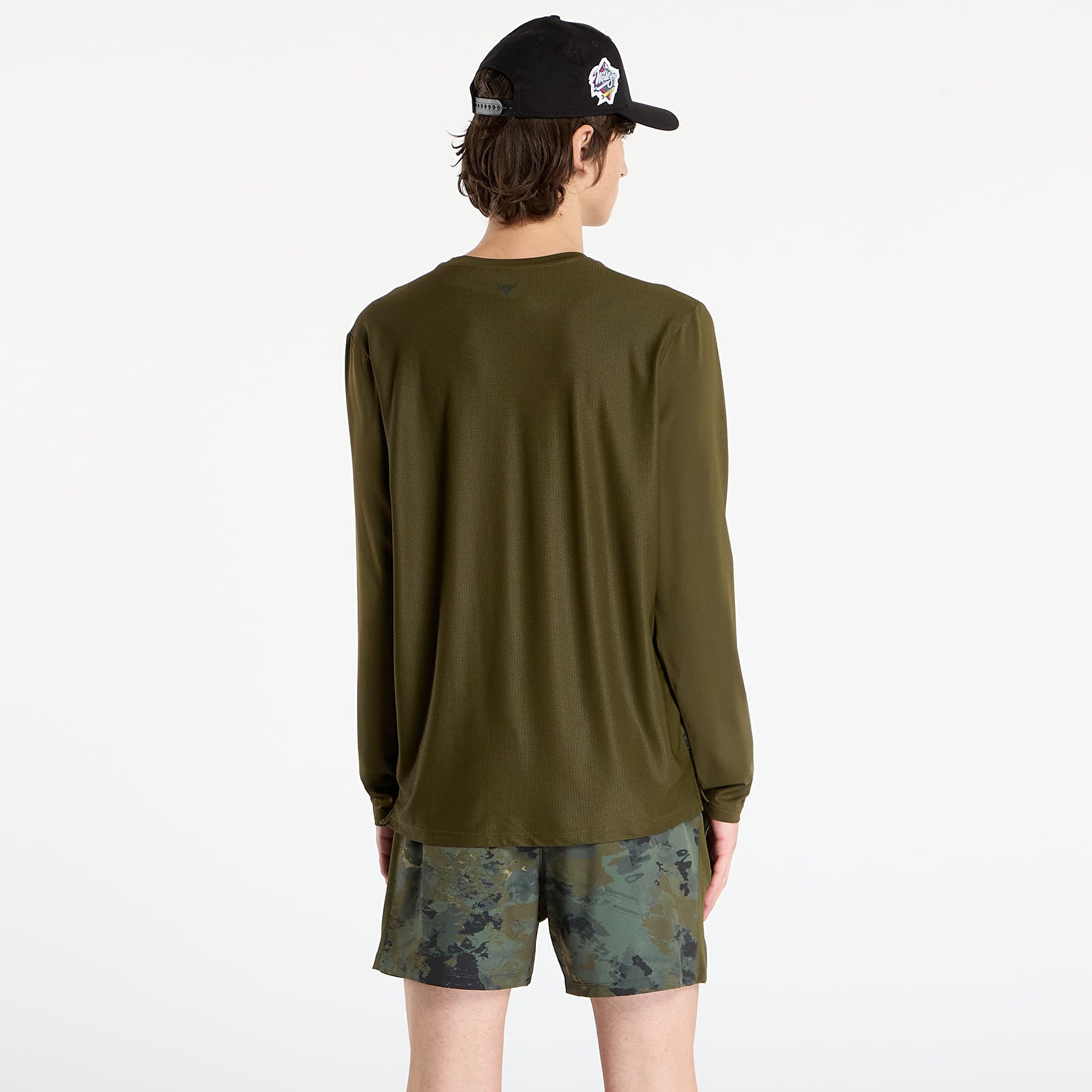 Miesten T-paidat Under Armour Project Rock Iso Chill LS Green
