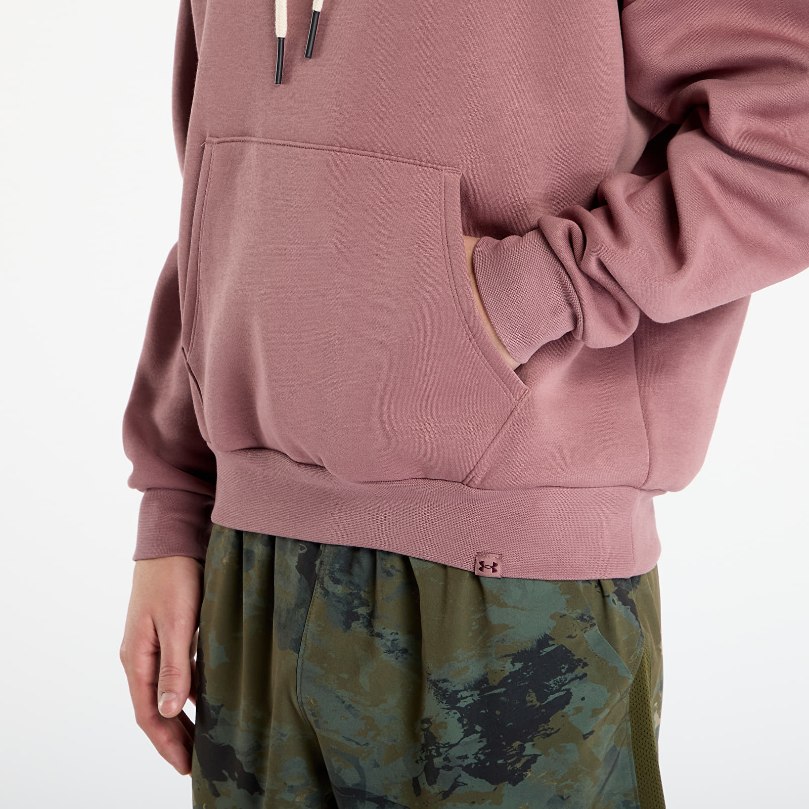 Men's hoodies Under Armour Project Rock Icon Hoodie Maroon