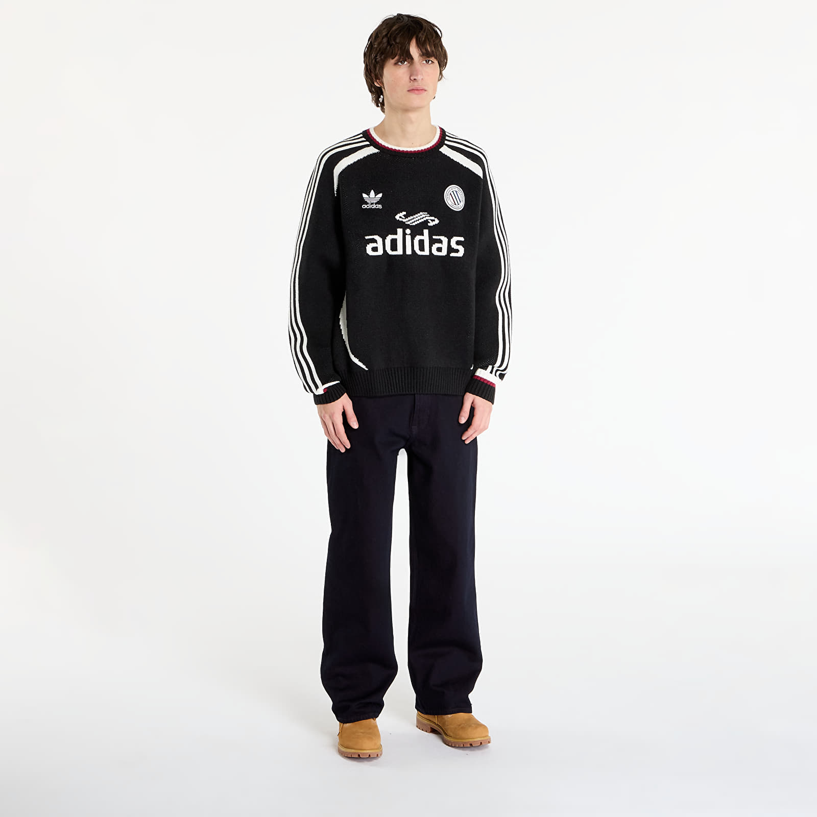 Casacos com capuz para homem adidas Adicolor Blokecore Pullover UNISEX Black