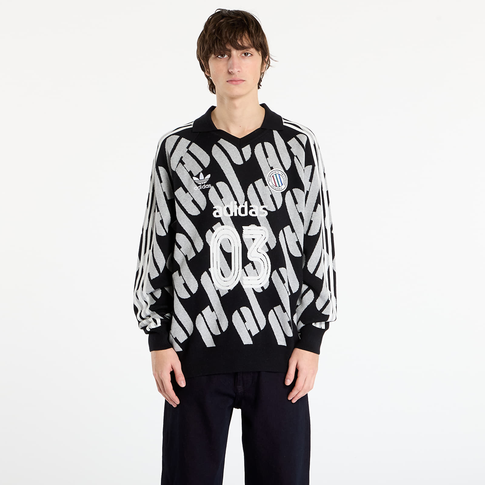 Hoodies für Männer adidas Adicolor Blokecore Polo Black