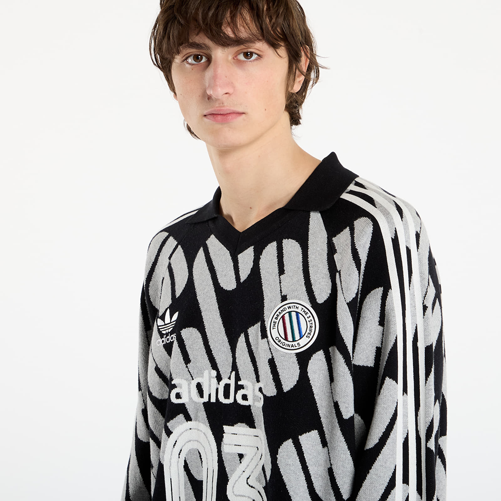 Hoodies für Männer adidas Adicolor Blokecore Polo Black