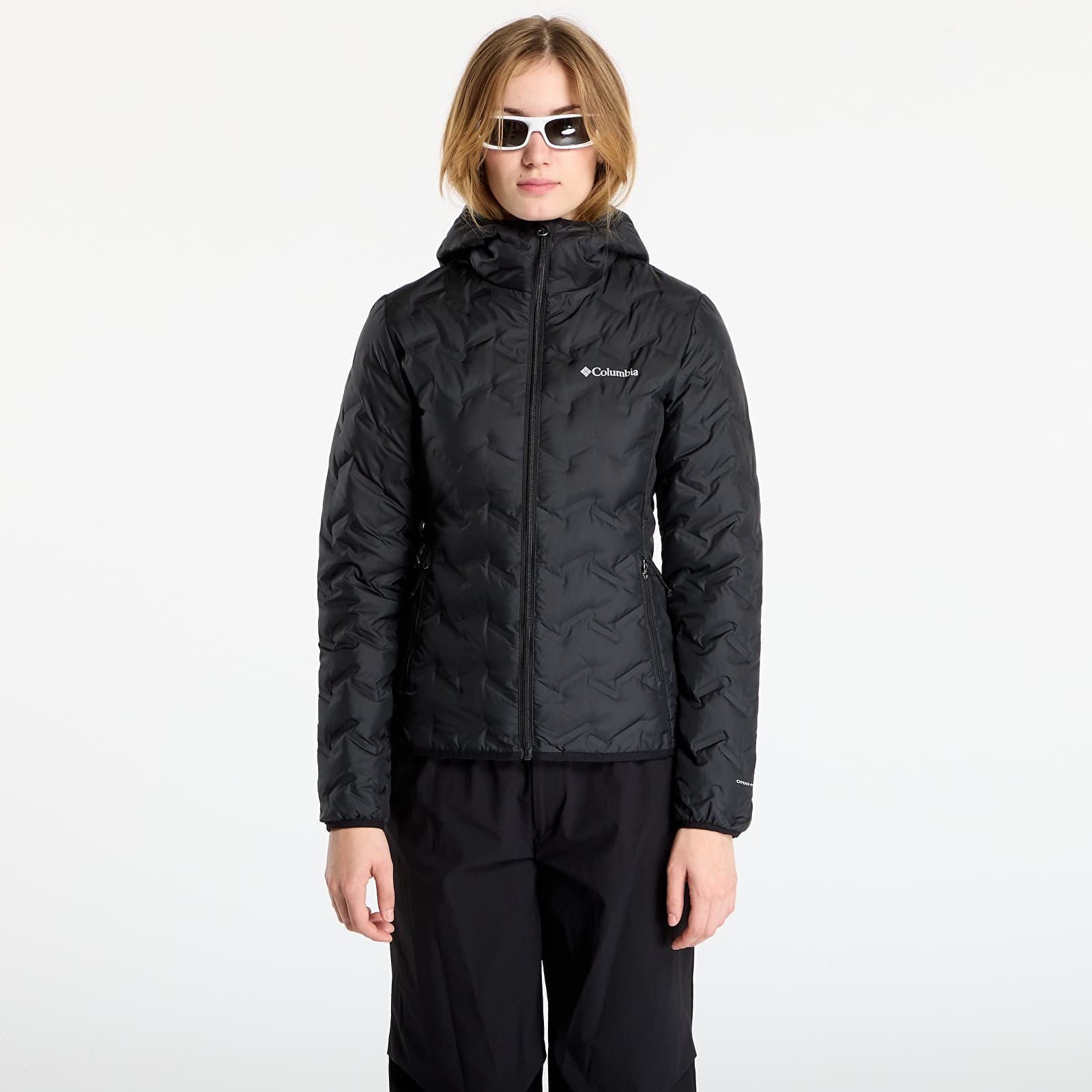 Jacken für Frauen Columbia Delta Ridge™ II Down Hooded Jacket Black