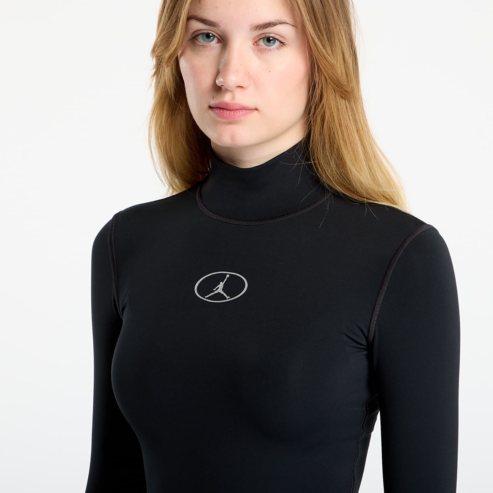 Kvinders krop Jordan Flight Mountainside Women's Long-Sleeve Bodysuit Black