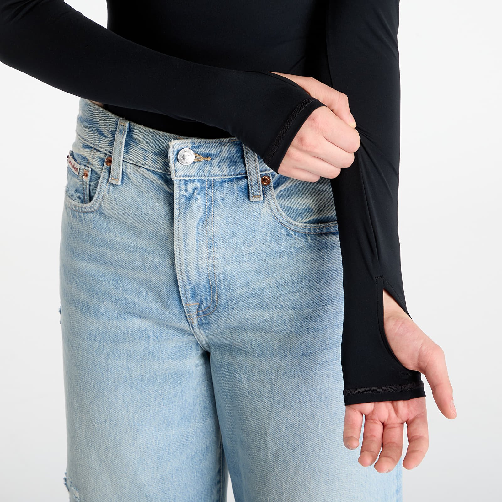 Kvinders krop Jordan Flight Mountainside Women's Long-Sleeve Bodysuit Black