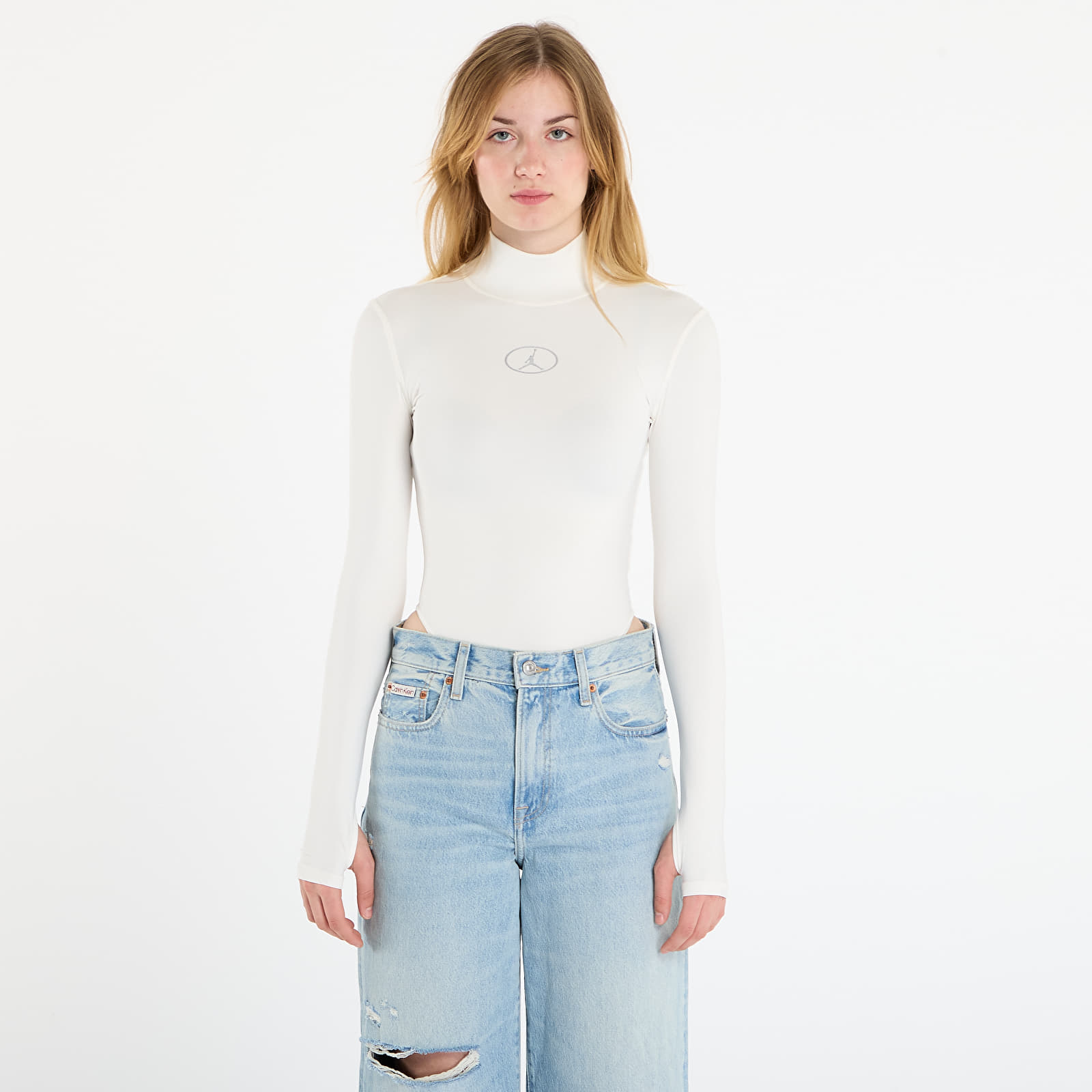 Women's body Jordan Flight Mountainside Women's Long-Sleeve Bodysuit Sail