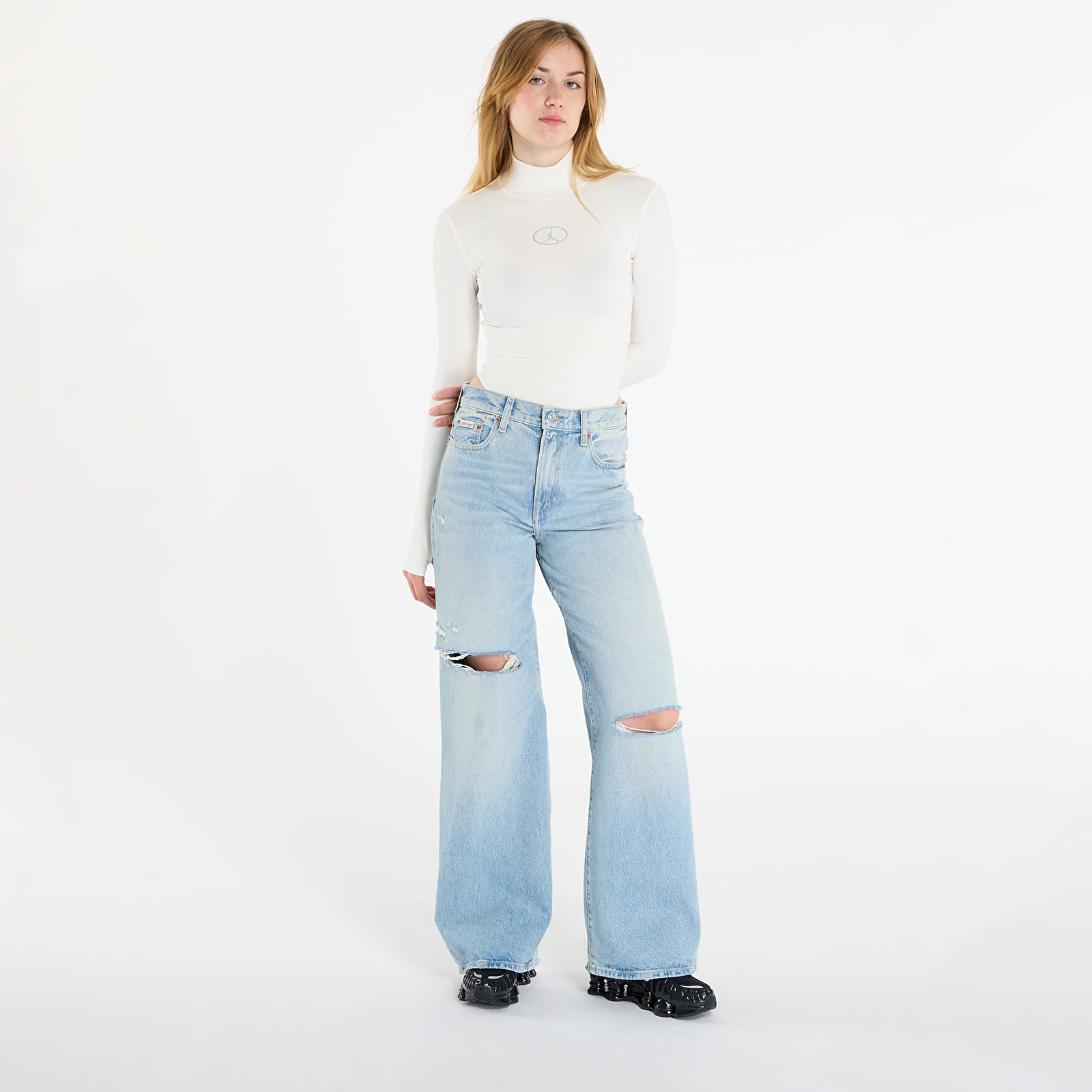 Women's body Jordan Flight Mountainside Women's Long-Sleeve Bodysuit Sail