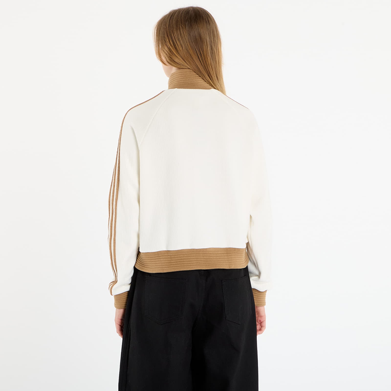 Женские худи adidas Velour Knit Tt Off White