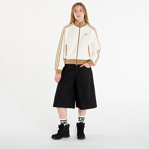 Women's hoodies adidas Velour Knit Tt Off White | Footshop