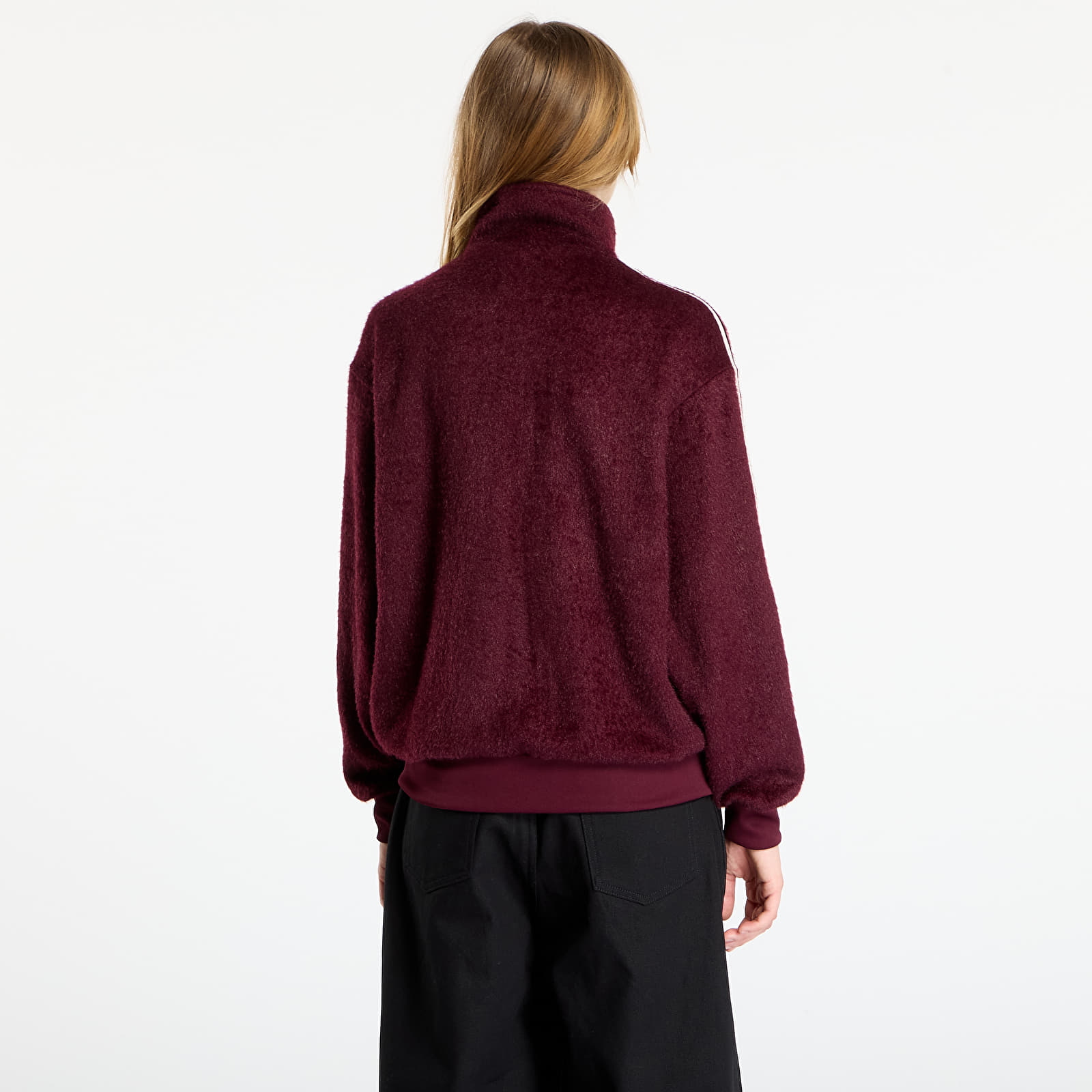 Dámské mikiny adidas Mohair Fb Tt Maroon