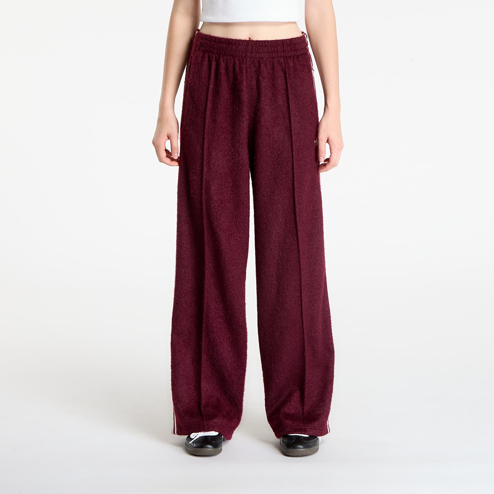 Dámské tepláky adidas Mohair Fb Track Pants Maroon