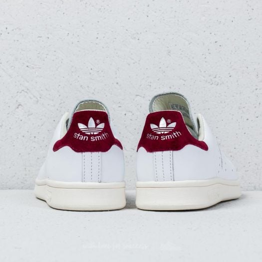 Women s shoes adidas Stan Smith W Ftw White Ftw White Core Burgundy Footshop