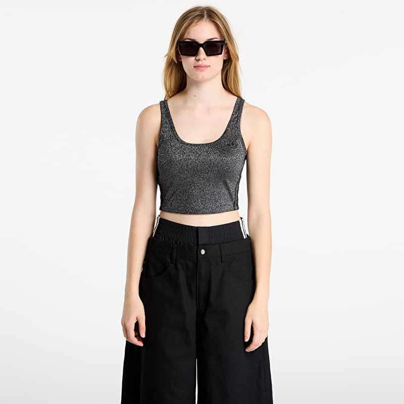 Podprsenka adidas Lurex Bralet Black/ Silver Met.