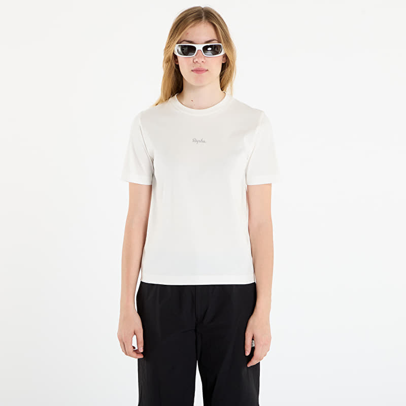 T-shirt Rapha Women's Cotton T-Shirt White/ Light Grey