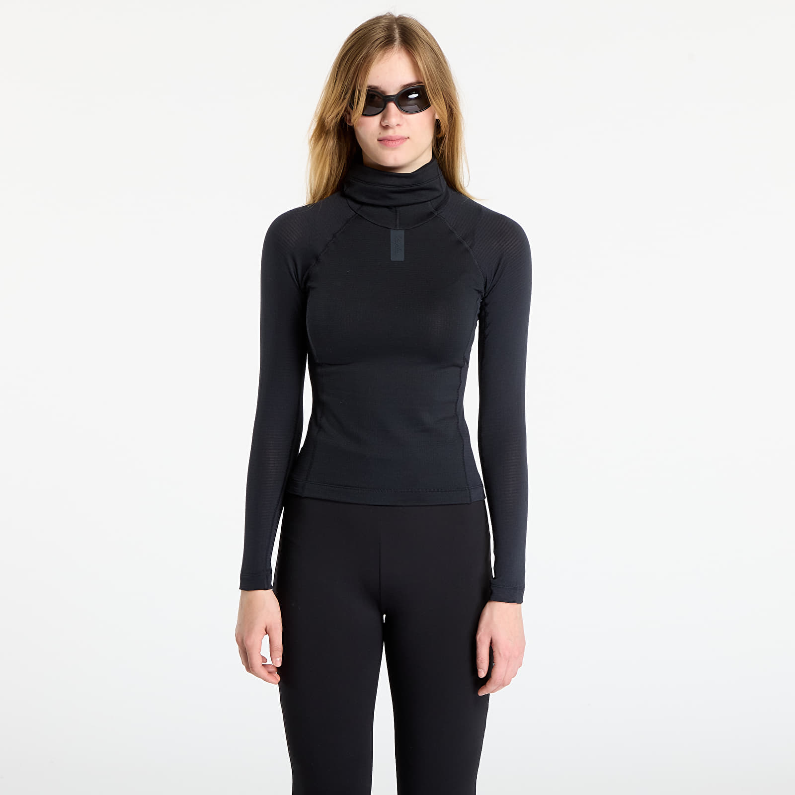 Dames T-shirts Rapha Women's Thermal Base Layer Black/ Black