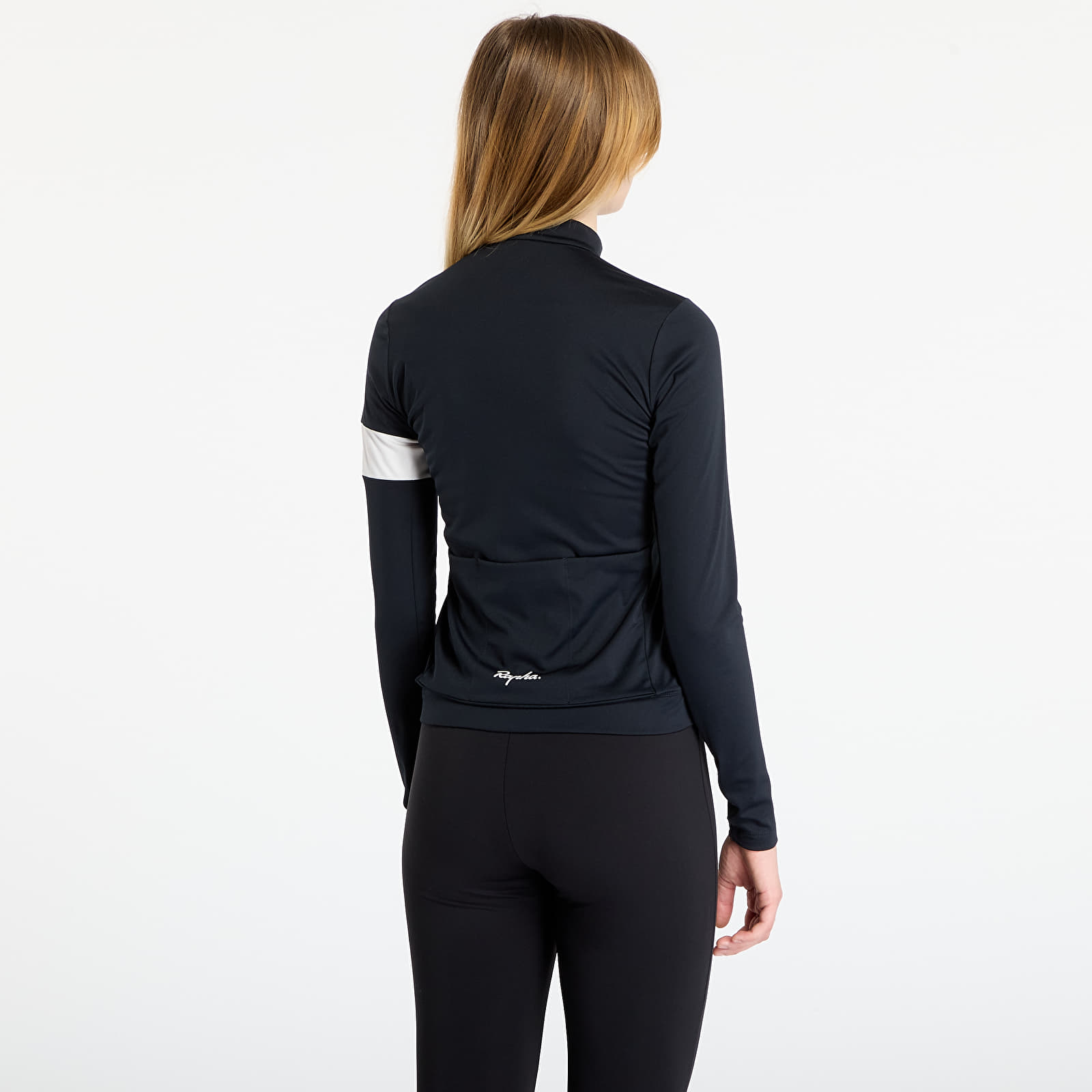 Damestruien Rapha Women's Core Thermal Long Sleeve Jersey Black/ White
