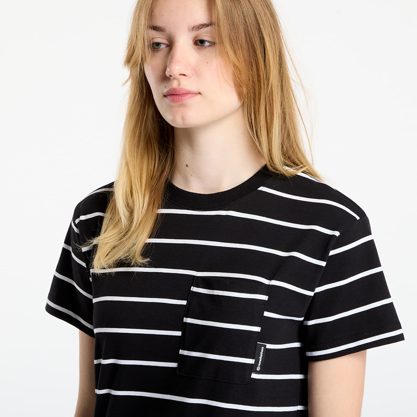 T-shirts Horsefeathers Pyper Top Black Stripes