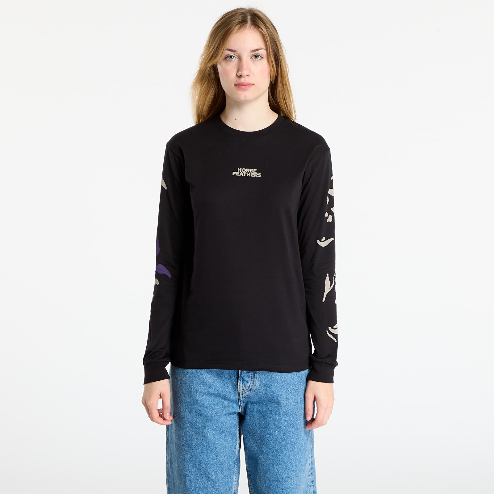 Majice T-shirt Horsefeathers Reiko Top Black