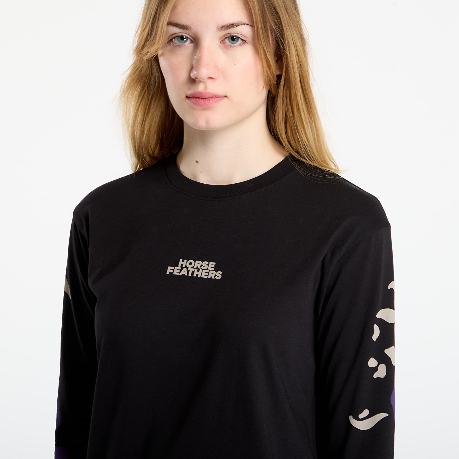 Majice T-shirt Horsefeathers Reiko Top Black