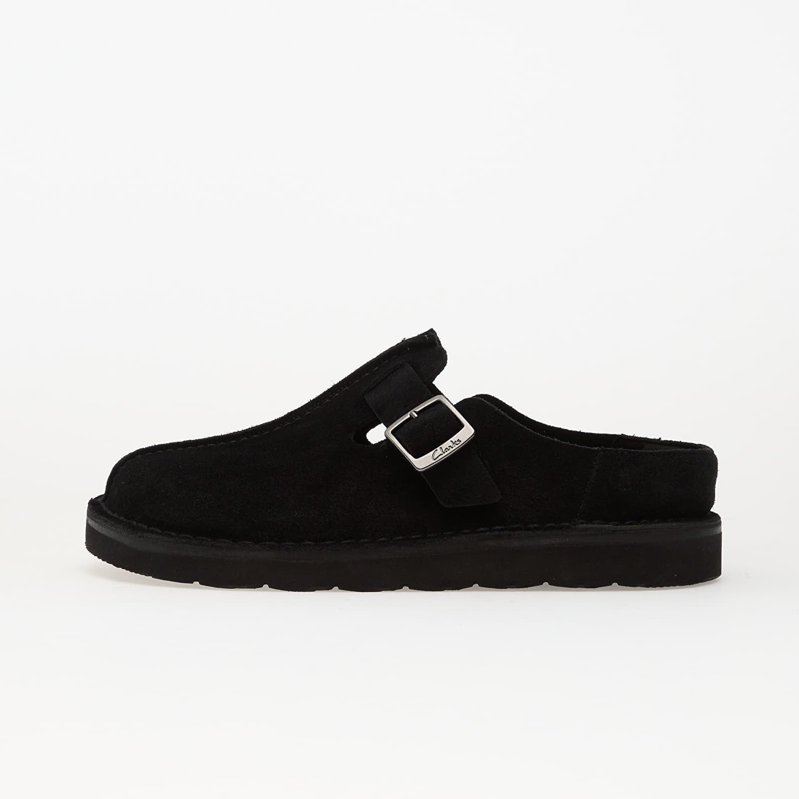 Sneakers Clarks Solsbury Mule Black Suede EUR 44