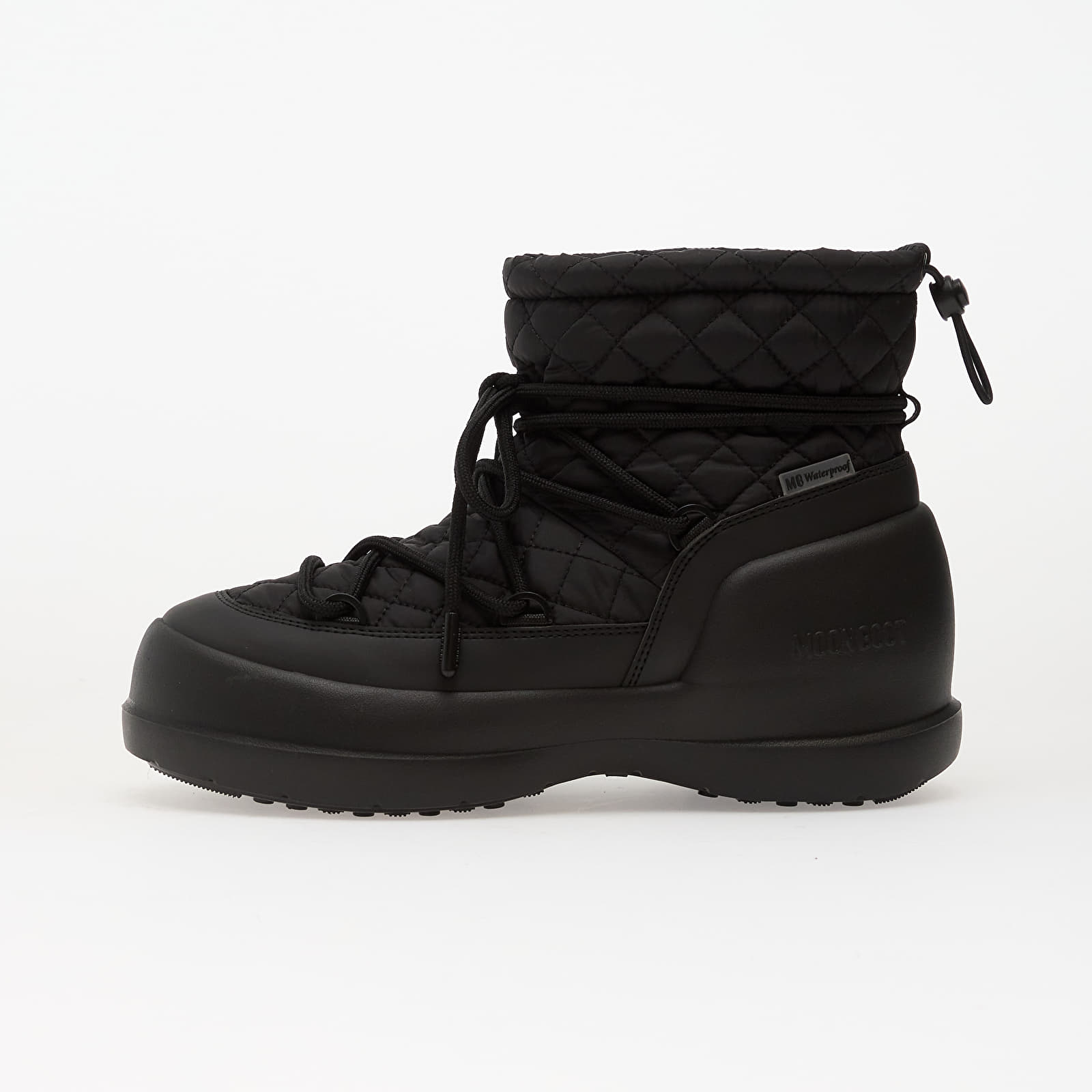 Chaussures et baskets homme Moon Boot Mezzaluna Quilted Mid Wp Black
