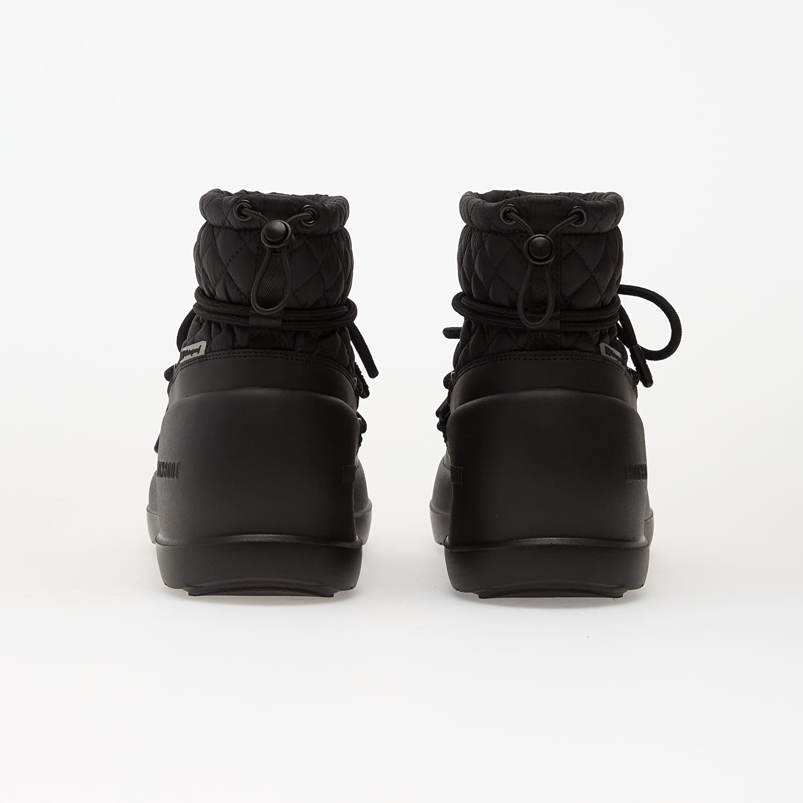 Chaussures et baskets homme Moon Boot Mezzaluna Quilted Mid Wp Black