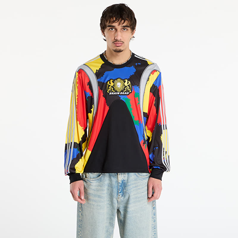 Dres adidas Brain Dead Long Sleeve Jersey Black/ Eqt Yellow
