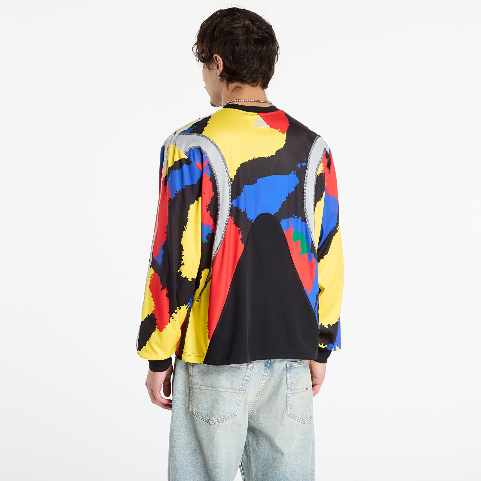 Men's jerseys adidas x Brain Dead Ls Jersey Black/ Eqtyel