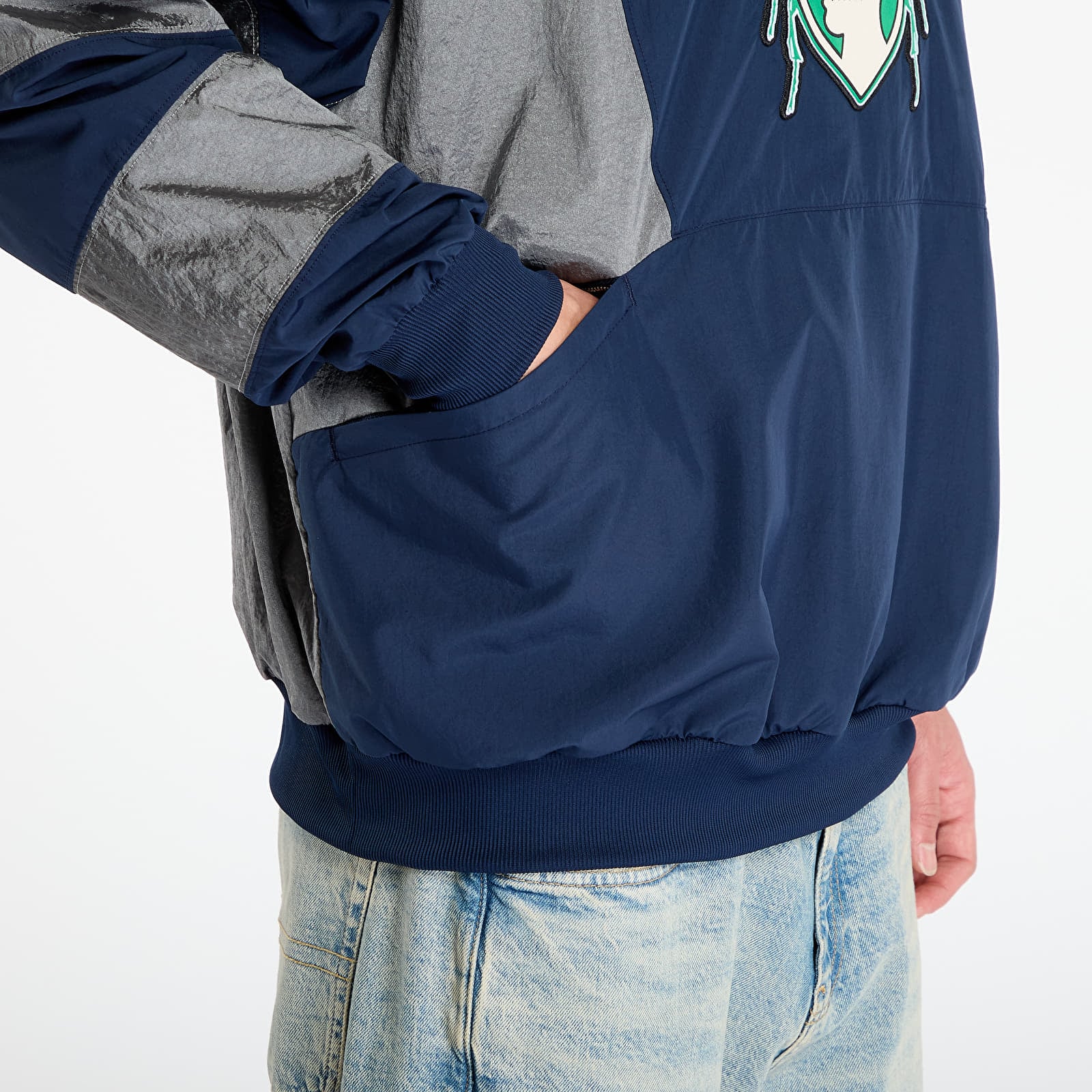 Vīriešu kapuces adidas x Brain Dead Track Top Collegiate Navy