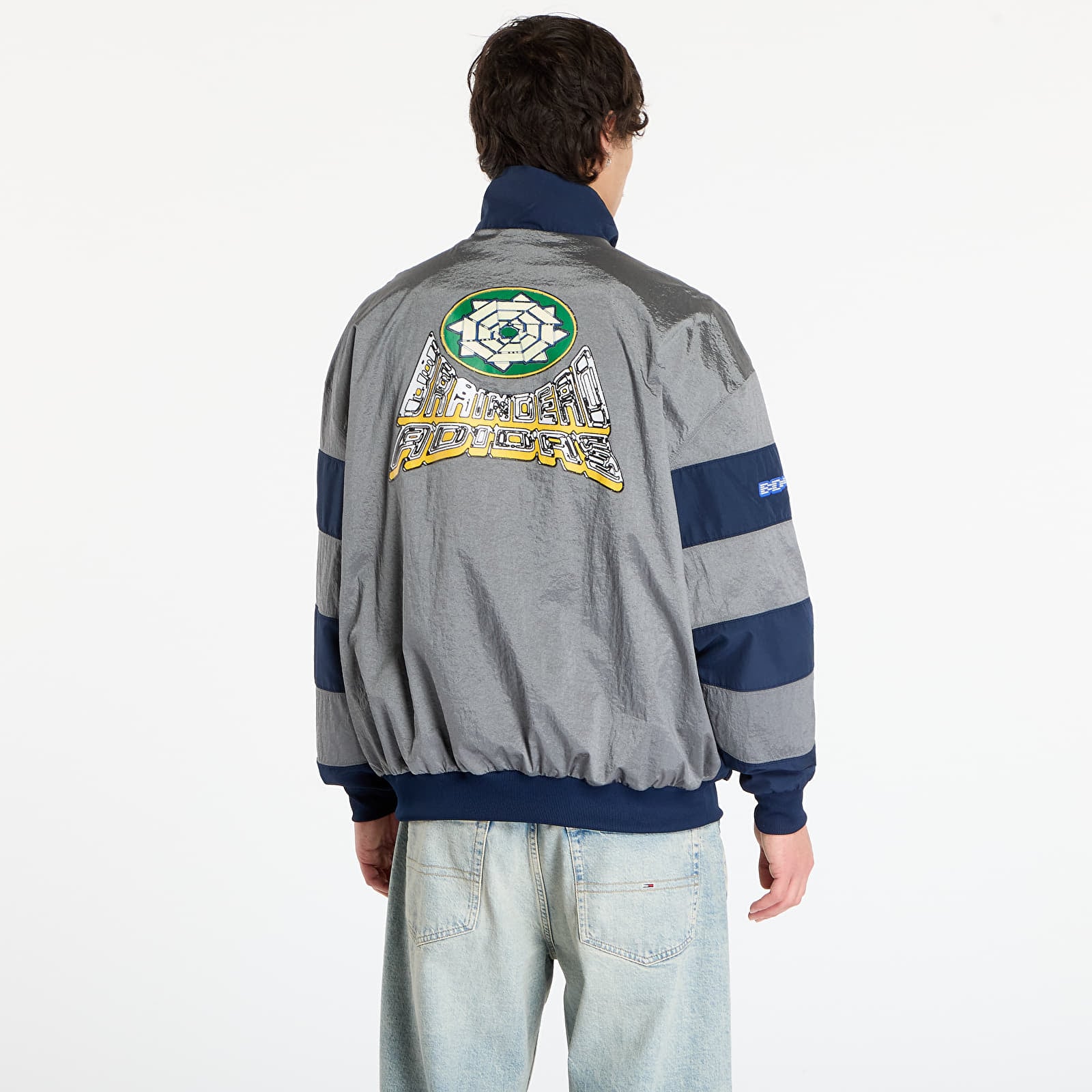 Vīriešu kapuces adidas x Brain Dead Track Top Collegiate Navy