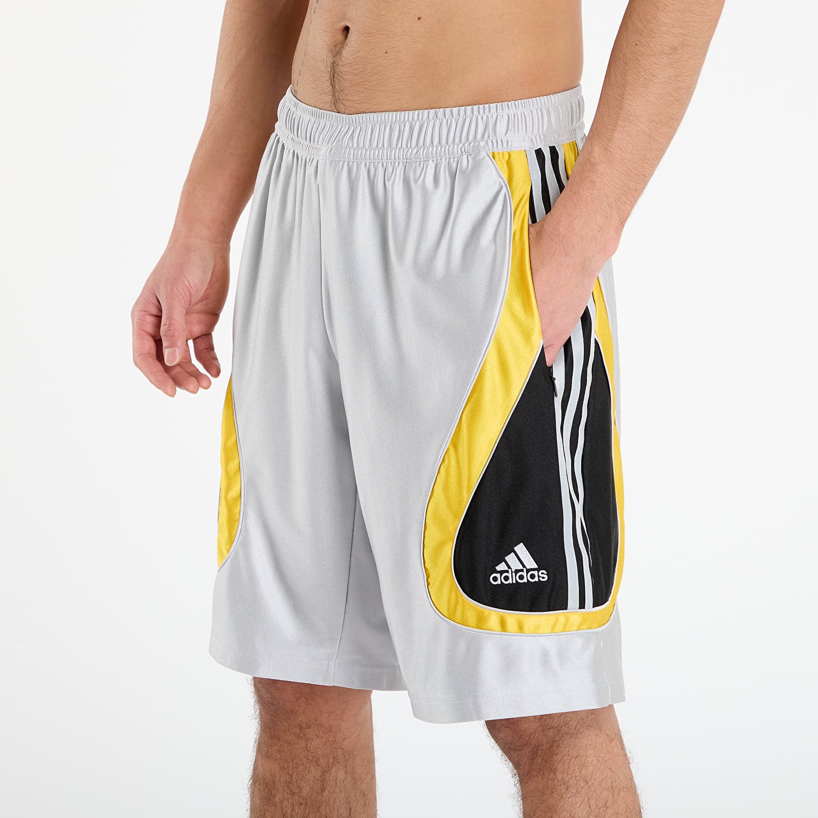 Vīriešu šorti adidas x Brain Dead Fb Short Silver Metallic