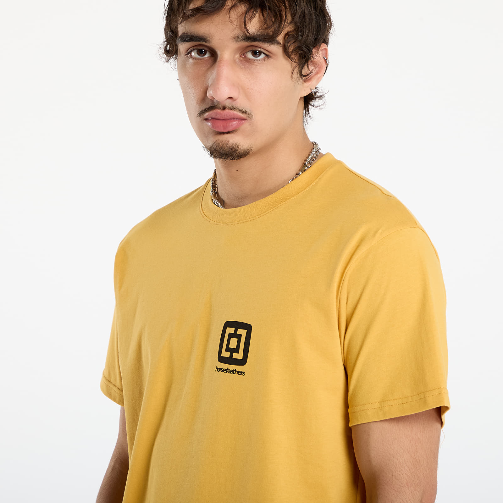 T-särgid Horsefeathers Mini Logo T-Shirt Honey