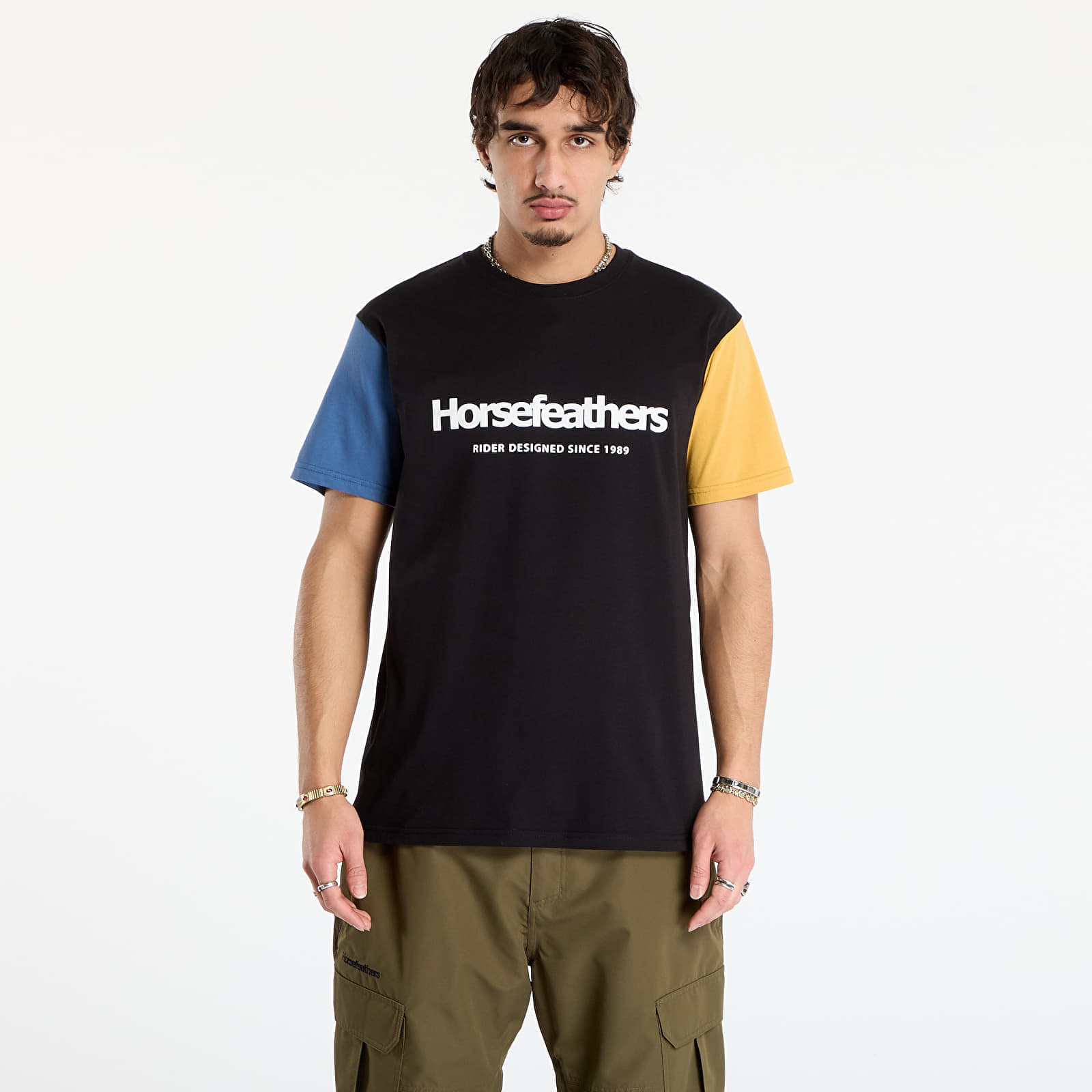 Tricou Horsefeathers Quarter T-Shirt Multicolor V S